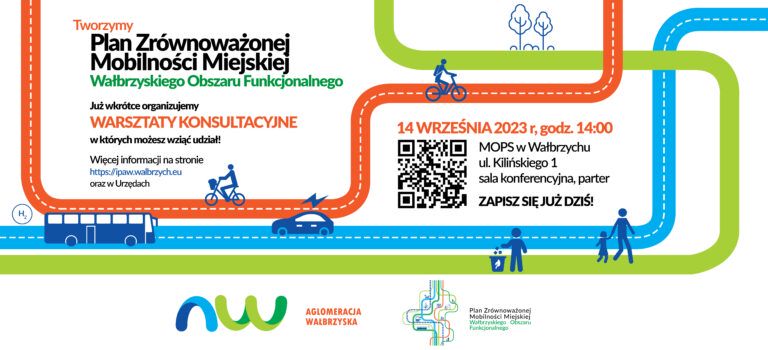 Warsztaty konsultacyjne Planu Zrównoważonej Mobilności Miejskiej Wałbrzyskiego Obszaru Funkcjonalnego