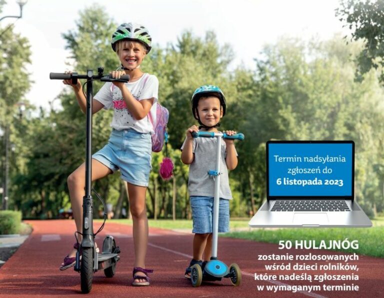 Rozwiąż kurs e-learningowy i wygraj jedną z 50 hulajnóg ufundowanych przez Kasę Rolniczego Ubezpieczenia Społecznego