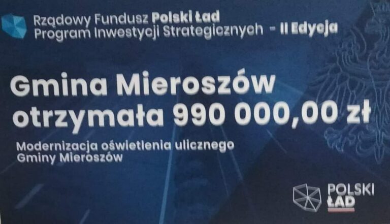 Oświetlenie wyremontowanej drogi powiatowej do Schronisko PTTK Andrzejówka