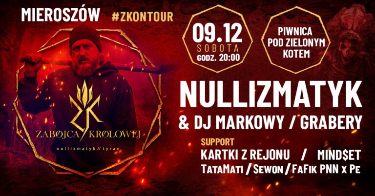 NULLIZMATYK „ZABÓJCA KRÓLOWEJ” w MIEROSZOWIE