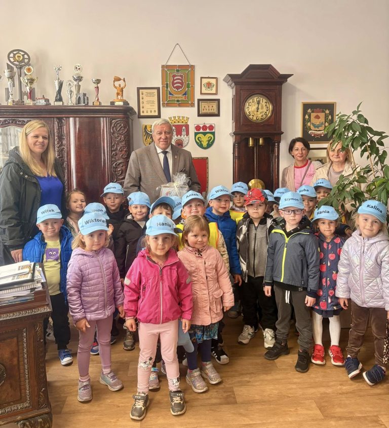 Przedszkolaki z wizytą w Urzędzie Miejskim