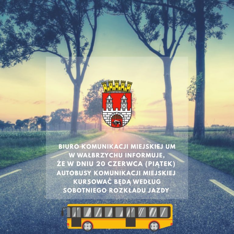Komunikat dla podróżujących komunikacją miejską
