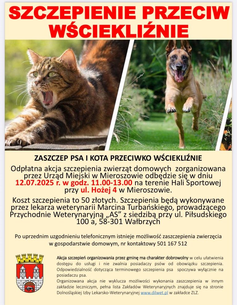 Szczepienie przeciw wściekliźnie