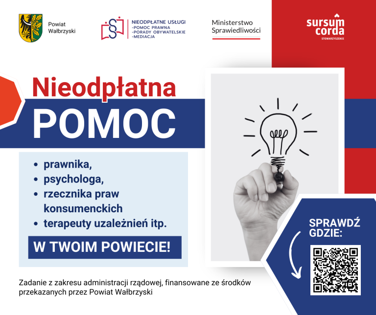 Informacje dotyczące nieodpłatnej pomocy prawnej