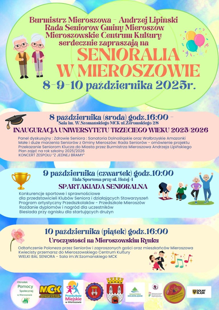 Wielkimi krokami zbliżają się Senioralia w naszej Gminie