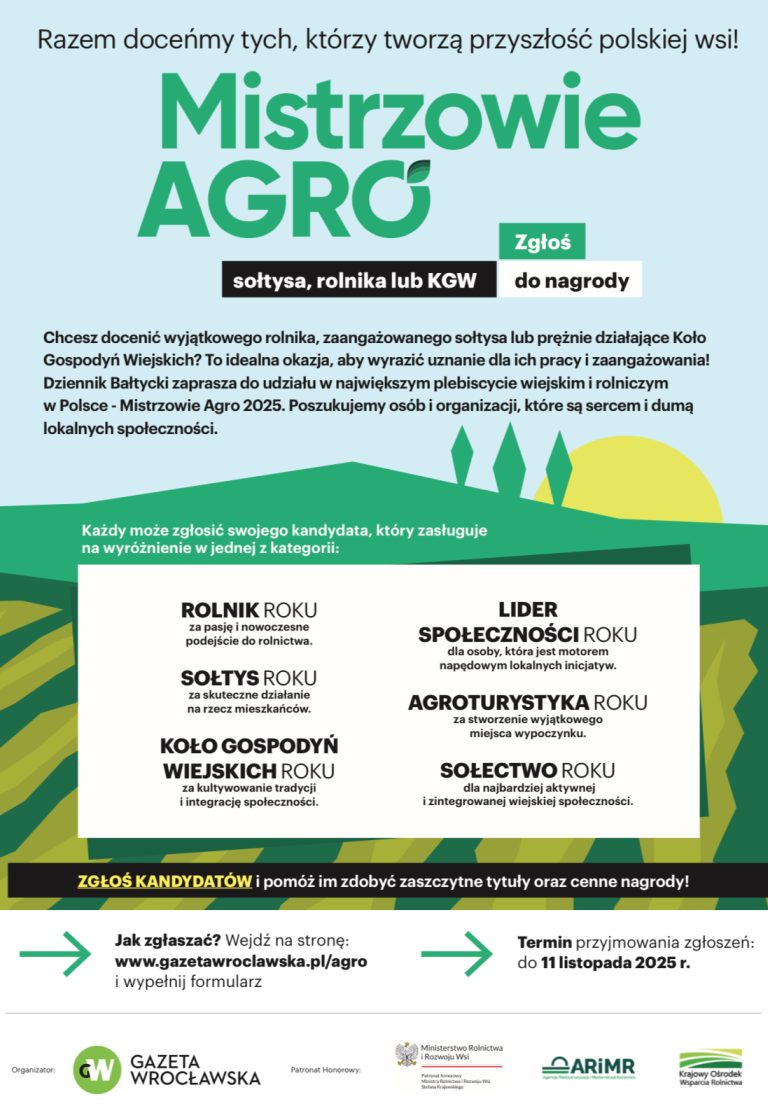 Kto zasługuje na tytuł Mistrza Agro 2025?