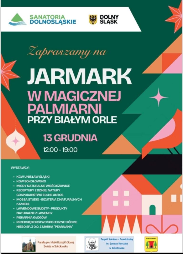 Już w najbliższą sobotę jarmark świąteczny w Sanatoriach Dolnośląskich