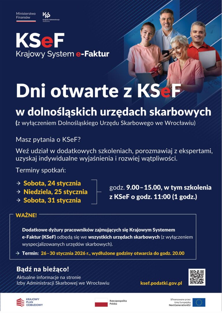Dni otwarte z KSeF w dolnośląskich Urzędach Skarbowych