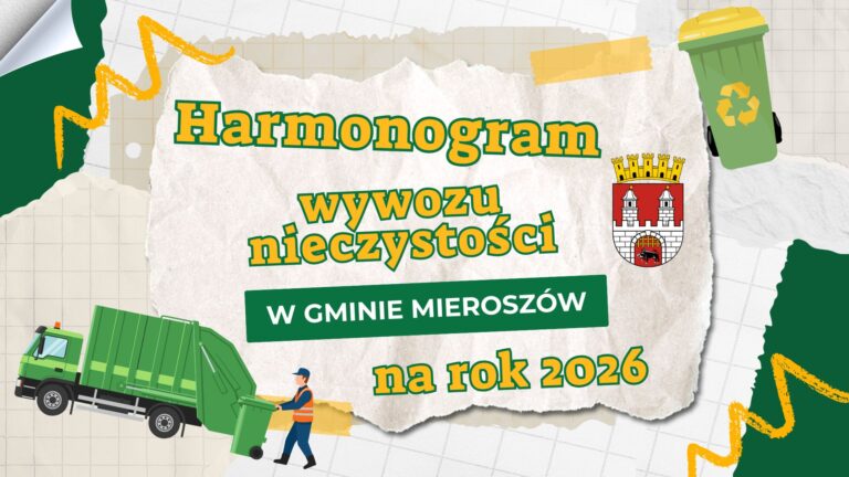 Harmonogram odbioru odpadów na 2026