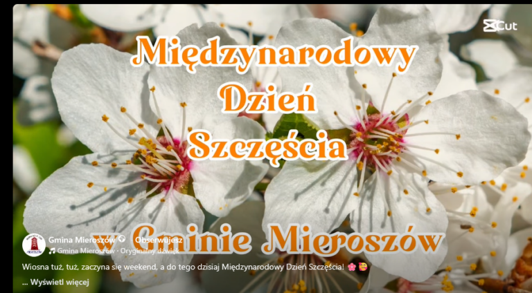 Międzynarodowy Dzień Szczęścia!