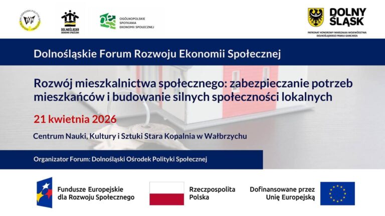 Mieszkalnictwo społeczne w centrum uwagi – Gmina Mieroszów na Dolnośląskim Forum Rozwoju Ekonomii Społecznej!