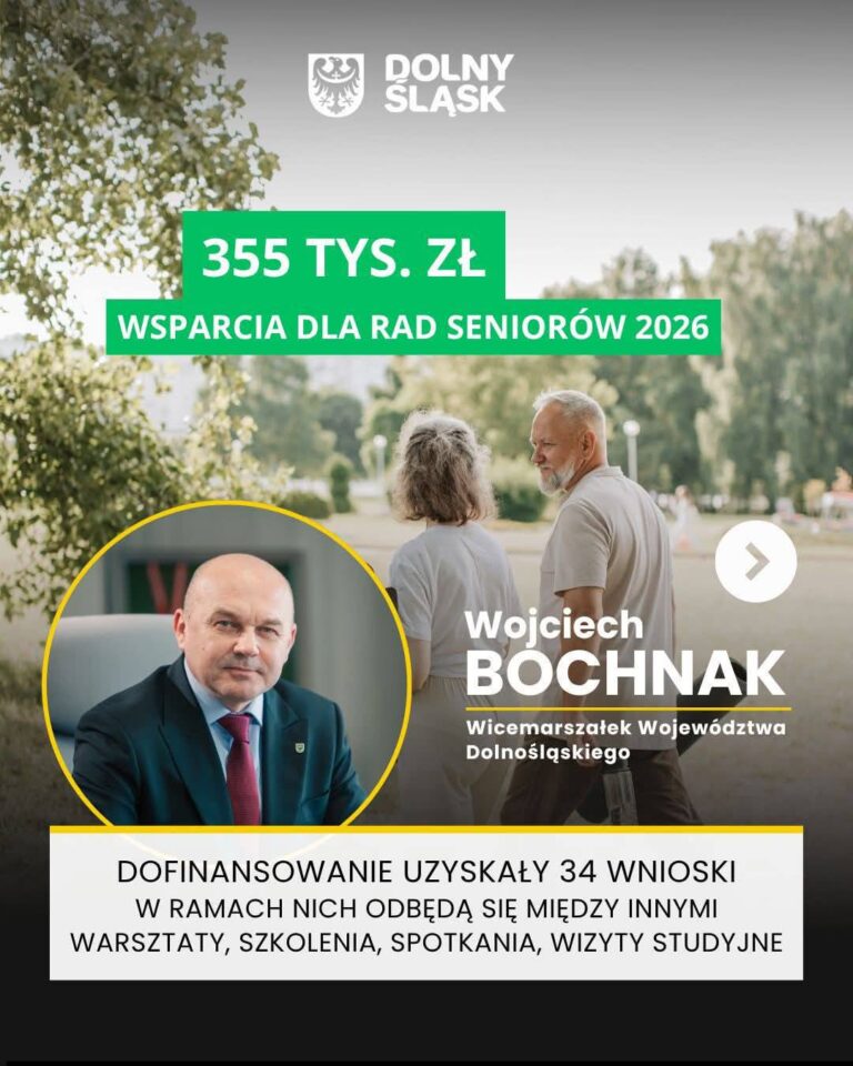 Dobre wiadomości dla naszej Rady seniorów