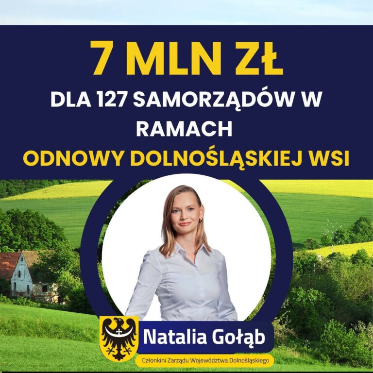 Świetne wiadomości dla Sołectwa Golińsk!