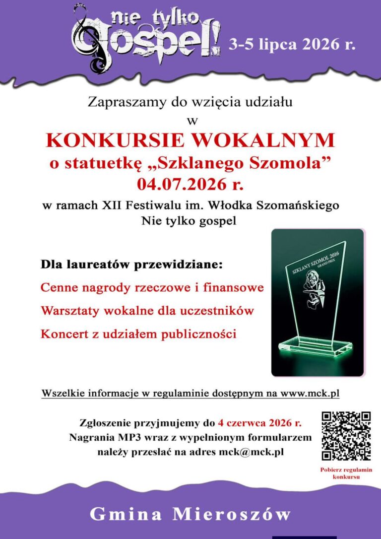Śpiewaj z nami na XII Festiwalu „Nie tylko gospel”!
