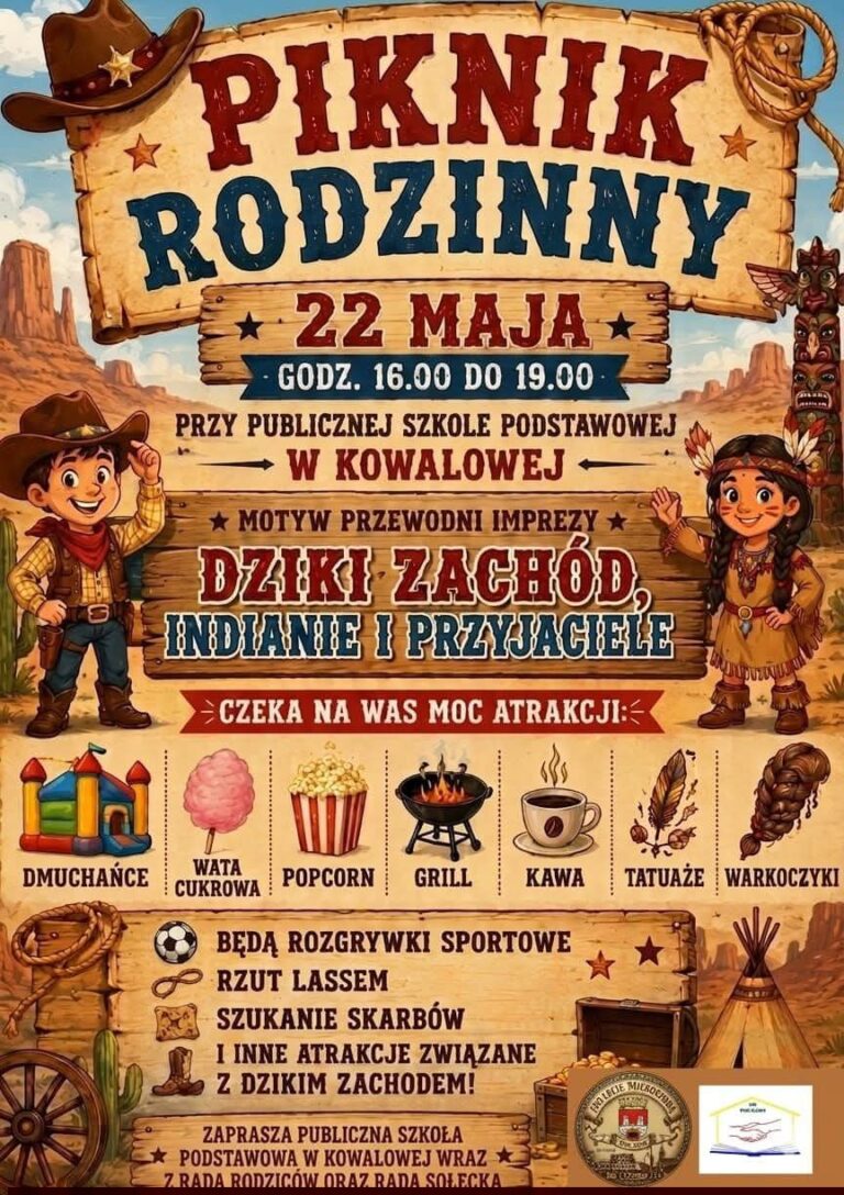 Kowboje i Kowbojki z całej Gminy Mieroszów! Czas osiodłać konie!