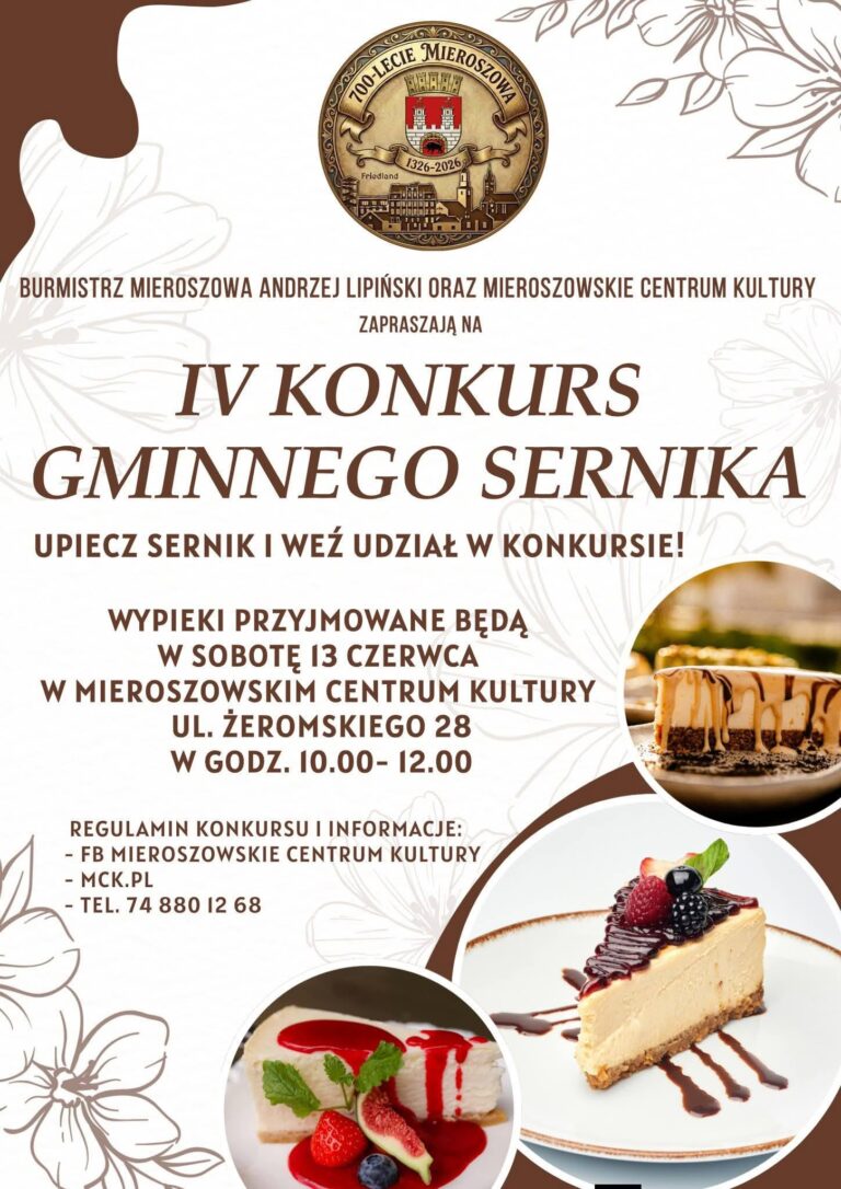 IV Konkurs Gminnego Sernika
