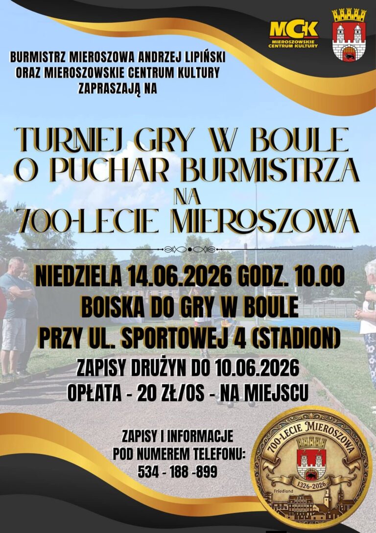 Wielkimi krokami zbliżają się Dni Mieroszowa