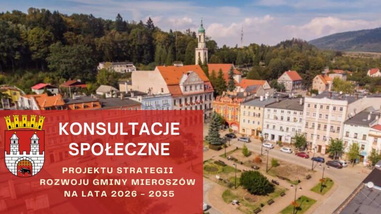 Konsultacje społeczne do projektu Strategii Rozwoju Gminy Mieroszów