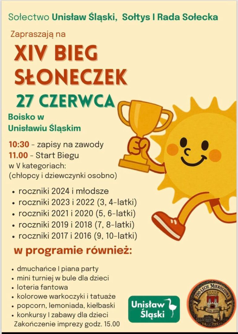 XIV Bieg Słoneczek!