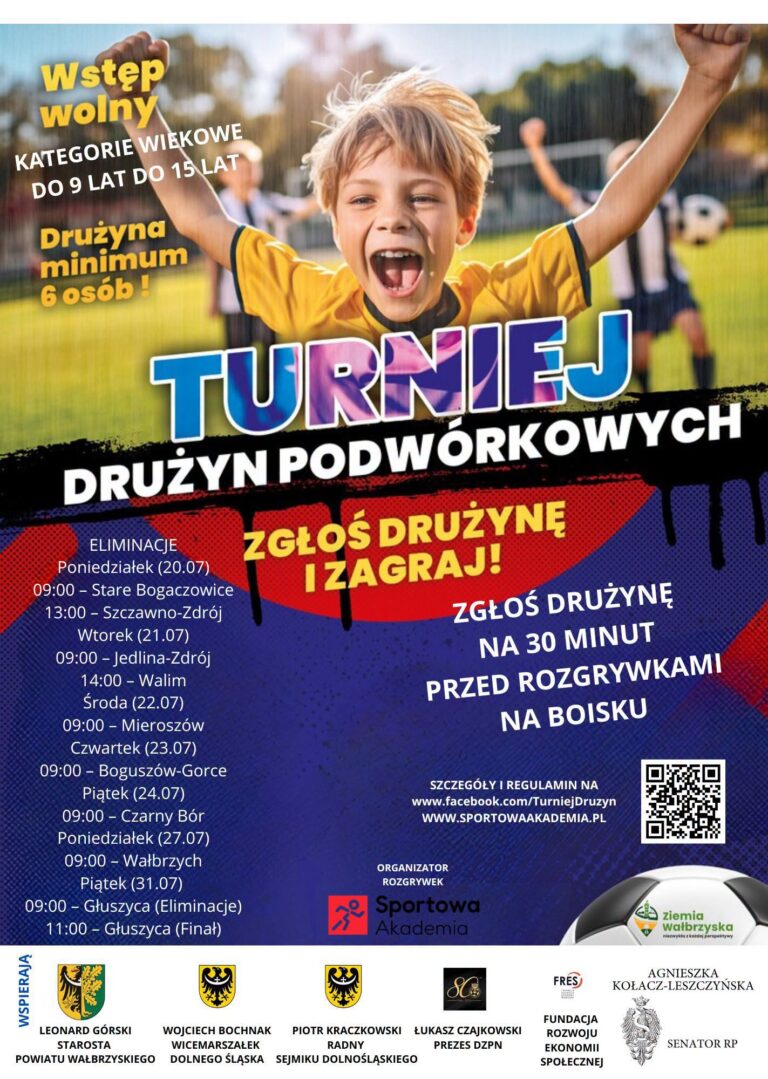 Rusza II edycja Turnieju Drużyn Podwórkowych!