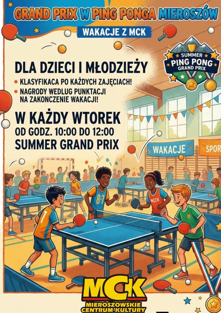 Zaczynamy Summer Ping Pong Grand Prix