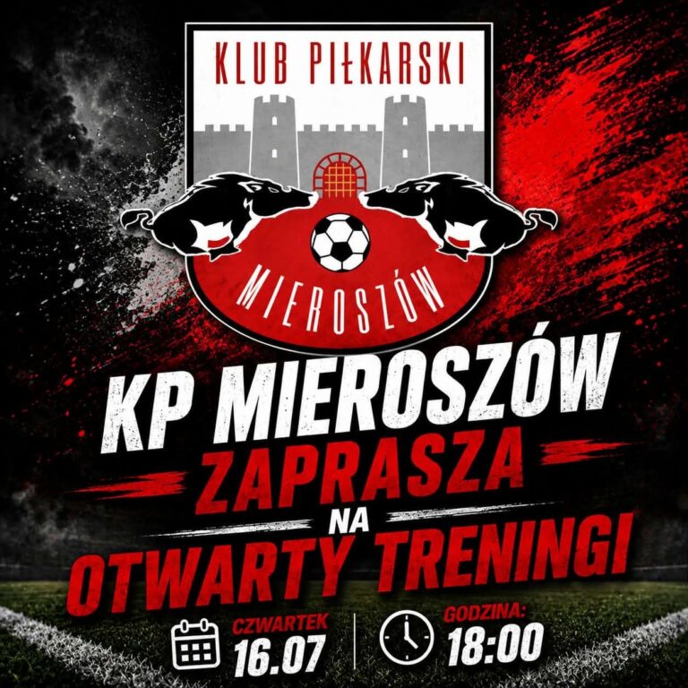 Otwarty trening w Klubie Piłkarski Mieroszów